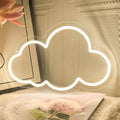Cloud Neon Sign Cute Warm White Clouds LED Light Sign for Wall,13 * 7.9in Dimmable USB Floating Clouds Light Up Sign for Living Room Kid Bedroom Nursery Birthday Christmas Wedding Party decor