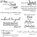 BBTO Bible Verse Wall Stickers Inspirational Quote Wall Decals Religious Motivational Scripture Sticker Peel and Stick for Bedroom Living Room Office Bathroom(The Testing of Your Faith)