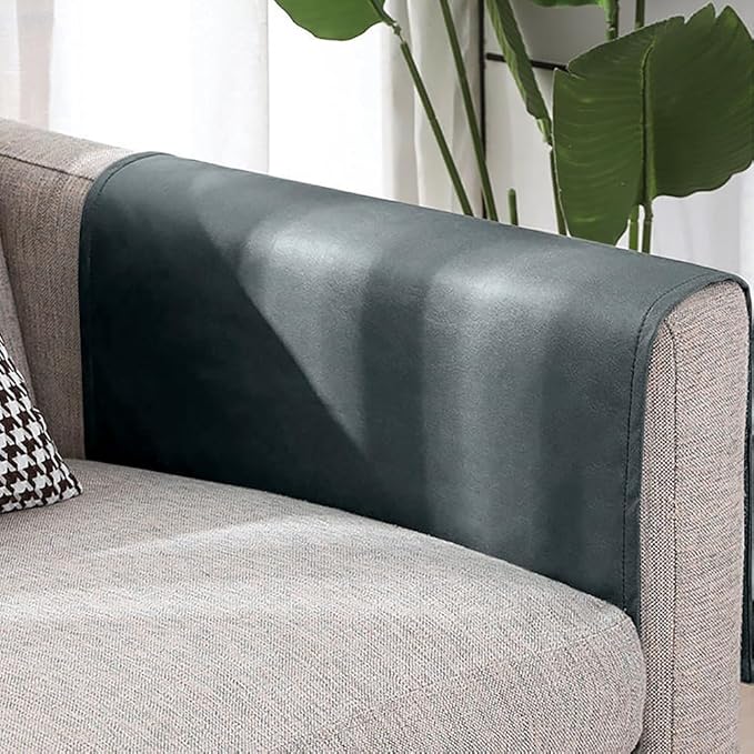Sofa Armrest Organizer with 3 Pockets Faux Leather Armchair Magazine Holder Couch Remote Caddy Control Holder Waterproof Sofa Bedside Storage Pockets Bag Furniture Protector for Cellphone Book Pouch