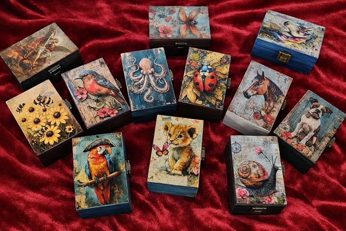 RK Collections Trinket Boxes Small Jewelry Keepsake Box (Lion Cub)