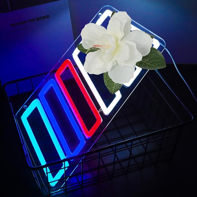 Car Neon Sign for Wall Decor Dimmable Led Neon Light Up Sign for Garage、Bedroom、Playroom、Car Repair Shop、 Christmas and Birthday Gifts