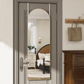 TinyTimes Over The Door Mirror Full Length,48"x14"Door Hanging Mirror Full Length Arch Mirror,Behind The Door Wall Mirror,Back of Door Mirrors for Closet Bedroom Living Room (Gold)