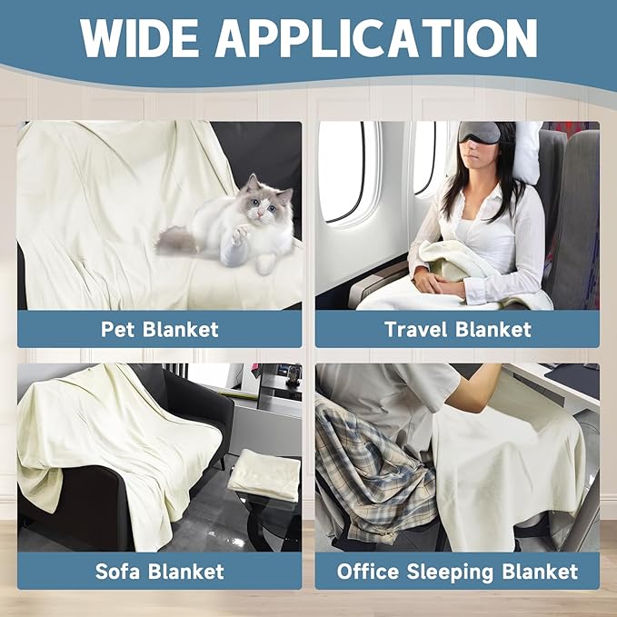 12PCS Fleece Throw Blankets Bulk 60 x 50 in Soft Blankets Fabric Warm Lightweight Wool Blanket Cozy Coverlet for Beds Sofas Home Wedding Season and Valentine's Day(Beige)