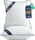 Utopia Bedding Throw Pillow Inserts (Pack of 2, White), 16 x 16 Inches Decorative Indoor Pillows for Sofa, Bed, Couch, Cushion Sham Stuffer