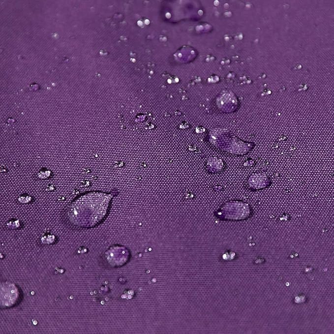 MIULEE Pack of 2 Decorative Outdoor Waterproof Pillow Covers Square Garden Cushion Sham Throw Pillowcase Shell for Spring Patio Tent Couch 16x16 Inch Purple