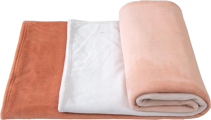 Elegant Comfort Luxury Velvety Feel Blanket, All-Season Lightweight Blanket, Ultra Plush, Soft, Cozy-Fuzzy Flannel Fleece for Couch, Sofa, Bed, Travel, Ombre Design, Full/Queen, Dusty Rose