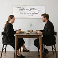 Taste And See That The Lord Is Good Bible Verses Framed Wall Sign For Family Living Room Kitchen Farmhouse Dining Room Vintage Boho Wall Art Decoration For Living Room Bedroom, 40 X 15 Inch, White
