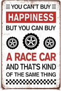 Garage Signs - F1 Race Car Posters for Man Cave Decor - Funny Metal Sign Vintage Cars Room Decor for Boys - Racing Gifts for Men 12x8 Inch