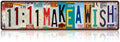 Vintage 11:11 Make A Wish Wall Decor Street Signs Home Bar Coffee Metal Tin Signs 16 x 4 Inches