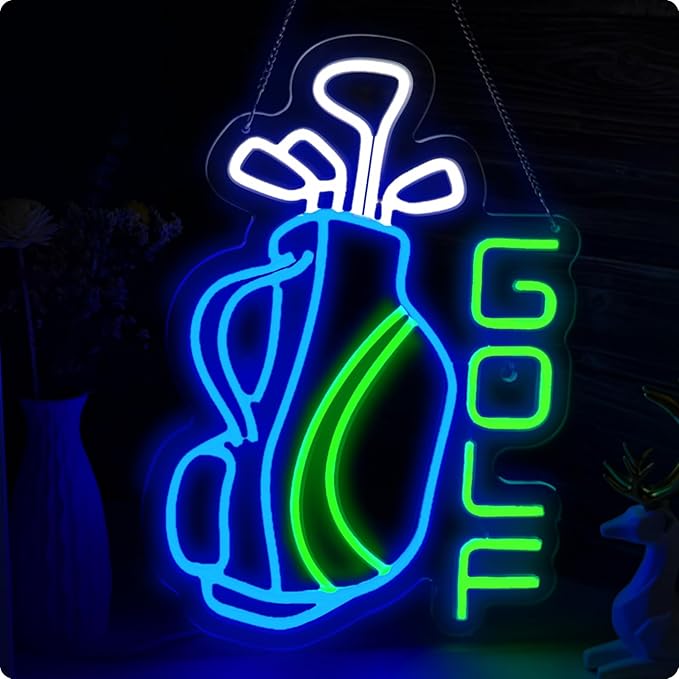 Golf neon sign Par Tee Golf Neon Sign for wall decor Golf Club Bedroom Man Cave Decor