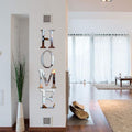 Zonon 3D Home Wall Decor Letter Sign Acrylic Mirror Wall Decor Stickers Family Farmhouse Decals for Home Room Bedroom Mirror Decoration 47x 11.8 Inch(Silver)