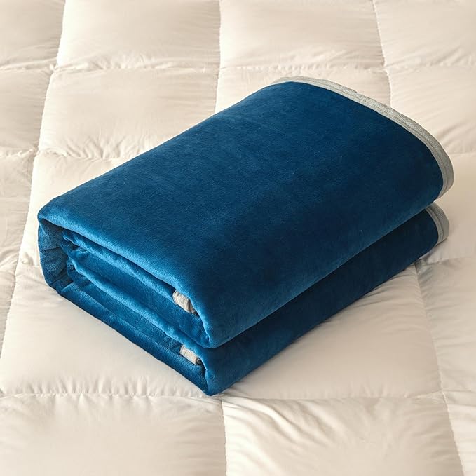 Fleece Bed Blankets Twin Size - Soft Lightweight Plush Fuzzy Cozy Luxury Blanket Microfiber Throw for Couch Bed,All-Season Breathable,60x80 Inches
