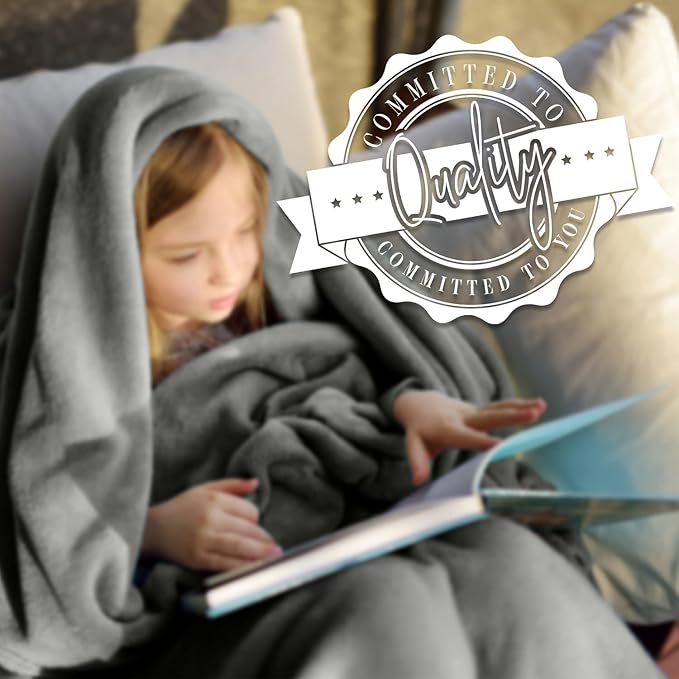 Elegant Comfort Luxury Velvety-Soft Coral Flannel Blanket Micro-Velour Ultra-Softness Fuzzy Plush, Twin/Twin XL, Chocolate Brown