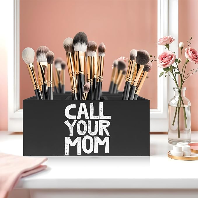 Funny Call Your Mom Pen Pencil Holder for Classroom Dorm, Gifts for College Students Boys Girls, Classroom Desk Accessories, Back to School Supplies