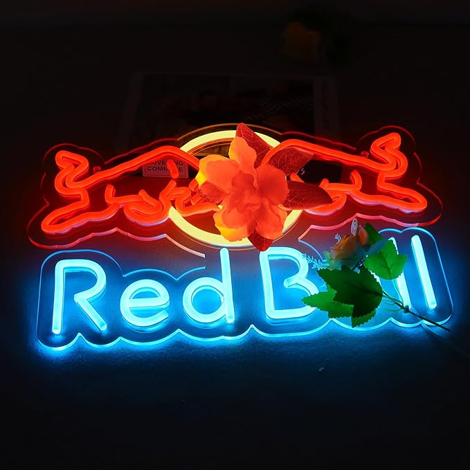 JFLLamp Bikini Crs LIGHT Neon Signs for Wall Decor Neon Lights for Business Led Signs Suitable for Man Cave Restaurant Office Bar Pub Led Art 5V Power Adapter 16.1 * 9.8 Inch(Azure+Red+White) Drinks
