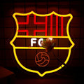 Football Sports Neon Signs for Wall Decor，FC LED Neon Lights for Bedroom、Man Cave，Birthday、Christmas Gifts for Boys