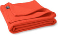 MV Sport Lightweight Sweatshirt Blanket Throw – Warm & Cozy, Breathable Oversized Fleece Knit, Couch, Bed, Travel, Cold Nights, and Outdoors – Soft Light Weight Blanket 54" x 84" Orange