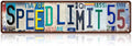 Vintage Speed Limit 55 Street Sign Wall Decor Metal Tin Signs for Bar Home Bedroom Garage