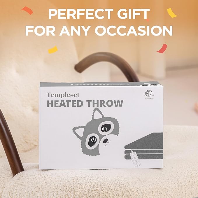 Heated Blanket Twin Size - Single Controllers Electric Blanket Twin with 9 Heat Settings & 10 Hour Auto Off,Overheat Protection,Machine Washable 62"x84" (Dark Gray)