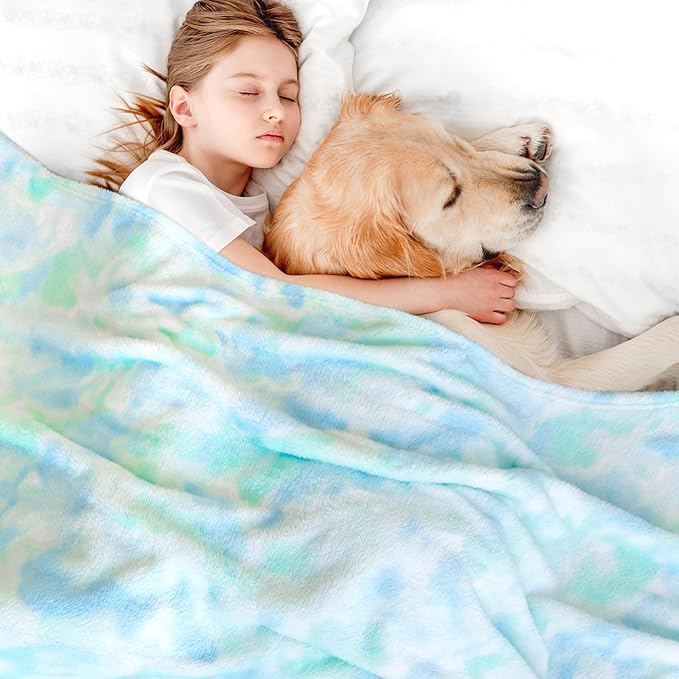 MUGD Soft Blankets Fuzzy Twin Bed Fleece Blanket Kids Warm Throw Blanket for Bed