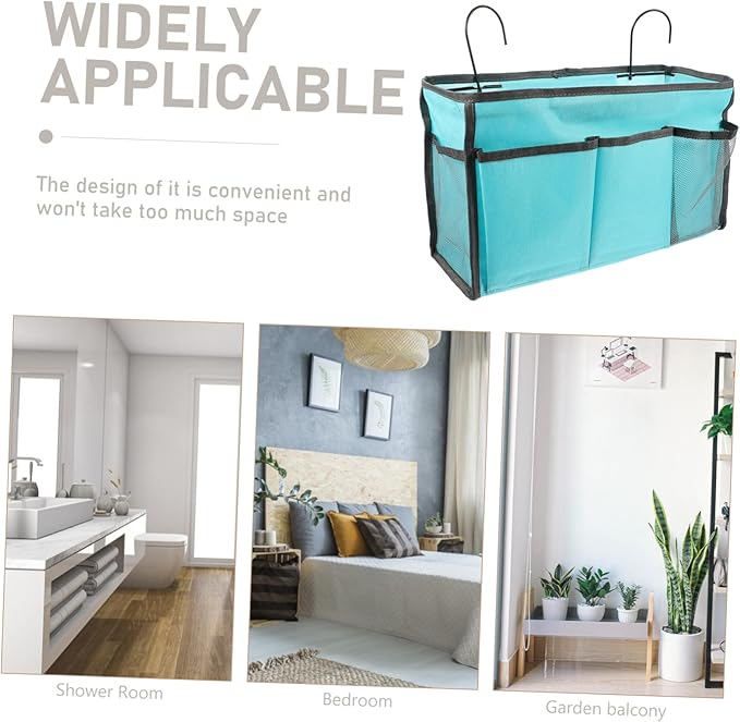 Cabilock Bed Storage Bedside Hanging Organizer Bedside Hanging Bag for Dorm Room Phone Book Charger Organizing Pouch