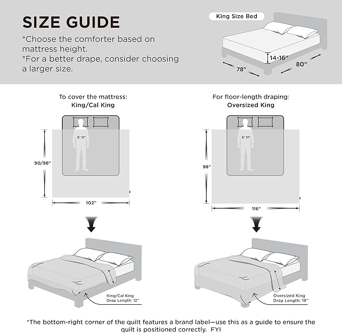 Bedsure Comforter Duvet Insert - Quilted Comforters Oversized King Size, All Season Duvet, GentleSoft Down Alternative Bedding, with 8 Tabs, Gifts for Women, Burnt Orange, Oversized King 116x98 Inche