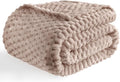 Bnuitland Light Brown Flannel Throw Twin Size Blanket (60X80 inches), 300 GSM Fleece Cozy Warm Soft Home Decor Lightweight Bed Blanket for Adults, Suitable for All Seasons.