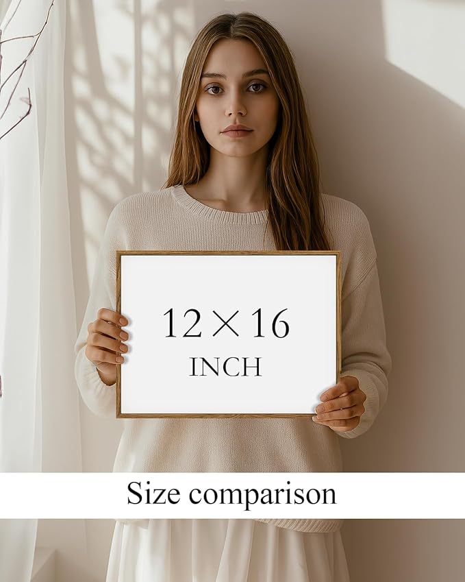 InSimSea Framed Canvas Wall Art Vintage Decor, Room Decor Coastal Landscape Wall Art Paintings Prints, Home Decor Wall Art for Living Room, Farmhouse Office Bathroom Decor, 12"x16"