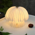 Modern Decor Mushroom Lamp - Foldable Pocket Lamp,1200mAh Battery Rechargeable Warm Light, Portable LED Decorative Light for Bedroom, Living Room & Desk - Cute Home Decor