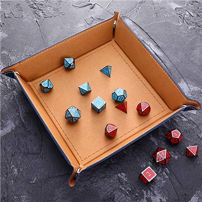 siduater Valet Tray Desktop Storage Organizer, Vegan Leather Catchall Tray Bedside Vanity Tray Nightstand Caddy Holder for Remote Controller, Watch, Keys, Phone, Wallet, Sunglasses, Jewelry, Khaki
