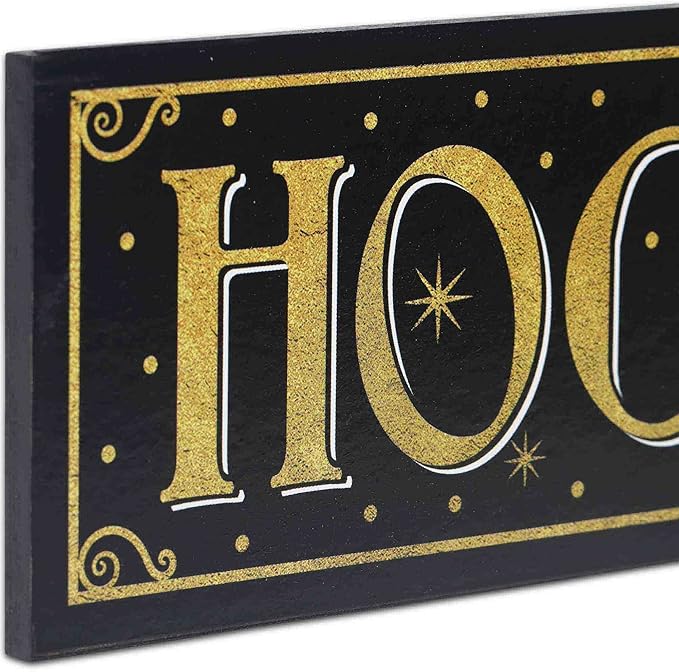 Harry Potter Hogwarts Arrow Wood Wall Decor - Fun Hogwarts Sign for Kids' Bedroom, Playroom or Movie Room