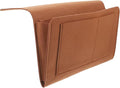 Bedside Storage Bag Portable Felt Organizer with Pockets for Phone Chargers and Books for Couch Sofa or Dorm Room Compact and Multi-functional Home Decor Brown