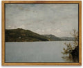 InSimSea Framed Canvas Wall Art Vintage Decor, Vintage Room Decor, Classical Landscape Oil Paintings for Wall Decorations, Canvas Wall Art for Bedroom Living Room, Bathroom Decor Wall Art, 8"x10"