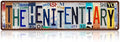 Vintage The Henitentiary Street Sign Wall Decor Metal Tin Signs for Bar Home Bedroom Garage