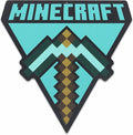 Open Road Brands Minecraft Pickaxe Metal Wall Art - Fun Minecraft Sign for Game Room or Bedroom