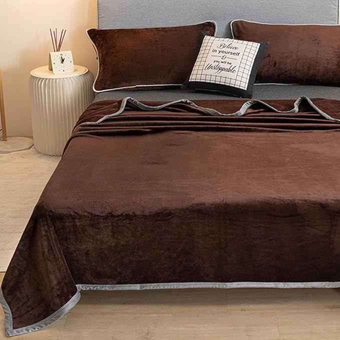 Fleece Bed Blankets Throw Size - Soft Lightweight Plush Fuzzy Cozy Luxury Blanket Microfiber Throw for Couch Bed,All-Season Breathable,40x60 Inches