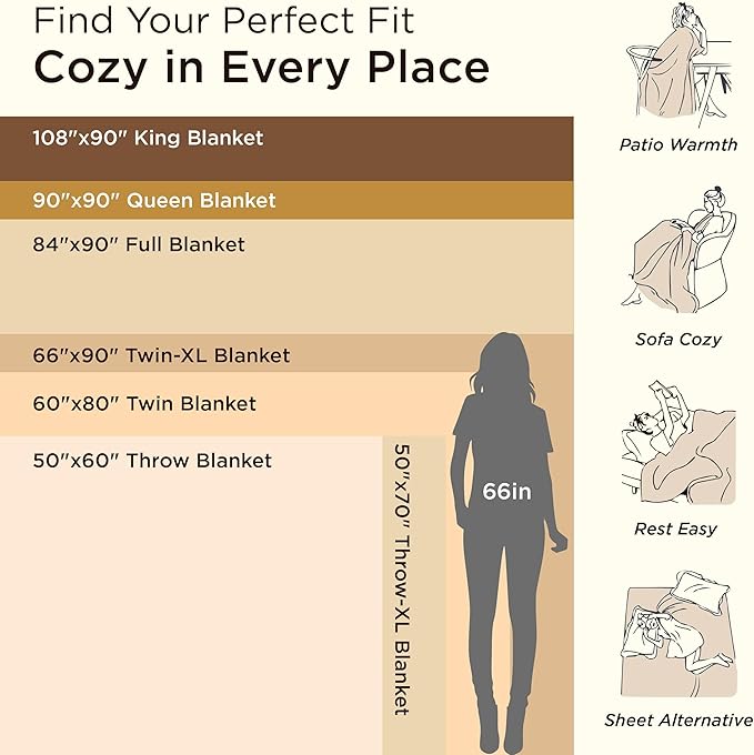 Bedsure Black Throw Blanket for Couch - 350GSM Fluffy Plush Bubble Blanket for Bed Home Room Decor, GentleSoft Cute Fleece Soft Cozy Gifts for Women Girls, 50x60 Inches
