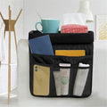 Couch Arm Tray-Couch Arm Cup Holder,Anti-Slip Chair Arm TV Remote Holder for Recliner Sofa Armchair Caddy Bedside Storage Pockets Bag for Pens, Magazines, Snacks, Glasses