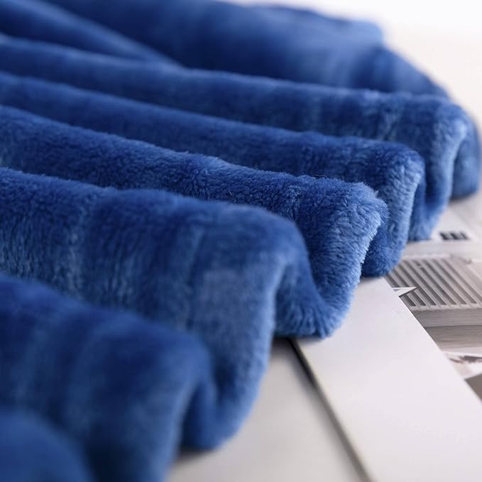 NANPIPER Baby Blankets, Super Soft Fleece Fuzzy Blanket for Toddler, Luxury Cozy Lightweight Microfiber Plush Blanket-Throw Size 30"x40",Turquoise Blue