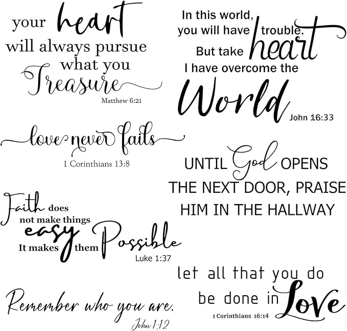 BBTO Bible Verse Wall Stickers Inspirational Quote Wall Decals Religious Motivational Scripture Sticker Peel and Stick for Bedroom Living Room Office Bathroom(Remember Who You are)
