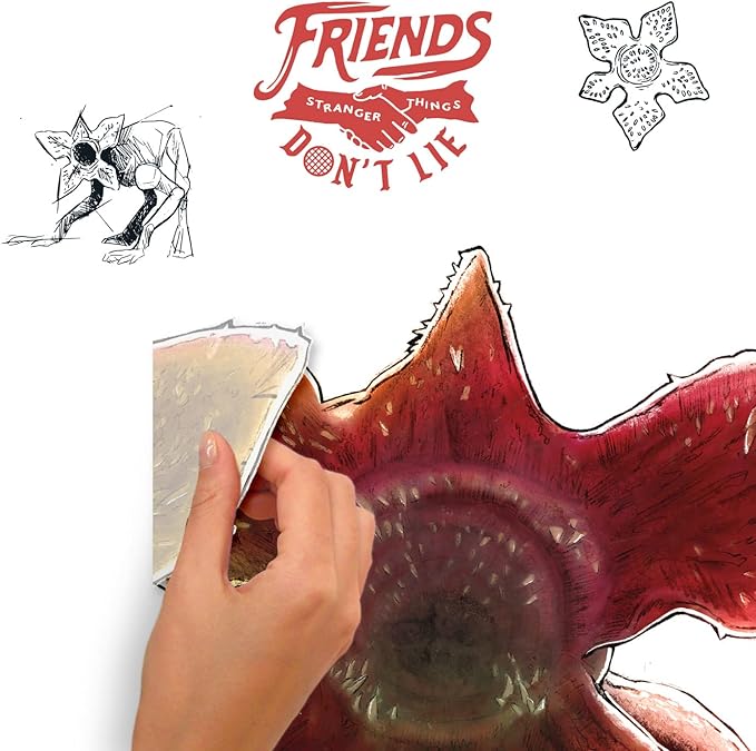 RoomMates RMK5142GM Netflix Stranger Things Demogorgon Peel and Stick Giant Wall Decal