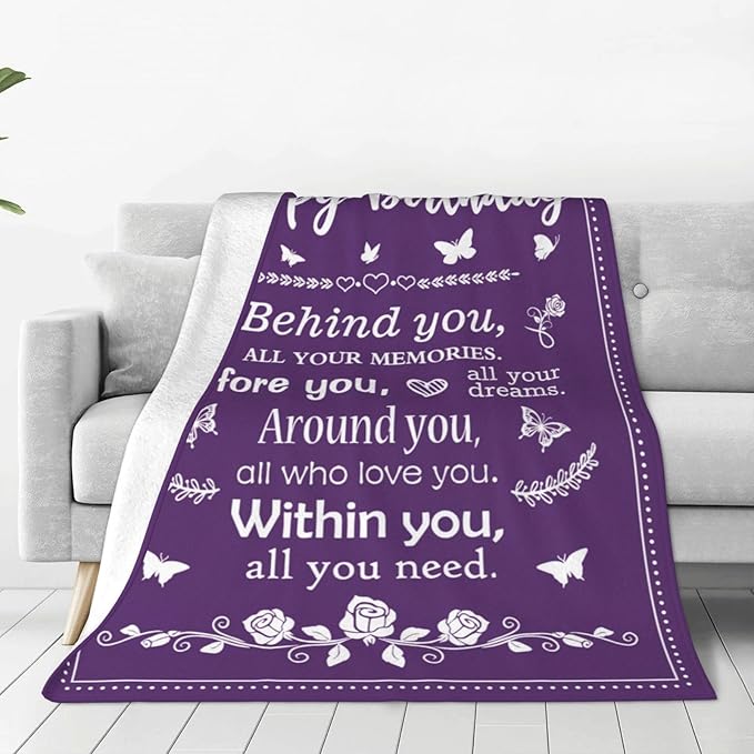Happy Birthday Gifts - Unique Women's Decorations for Her 40"x 50"