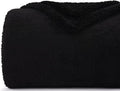 Plush Fleece Throw Blanket for Couch and Bed, Fluffy Fuzzy Cozy Queen-Size Soft Blankets All Season Use (60x80 Inches,Black)