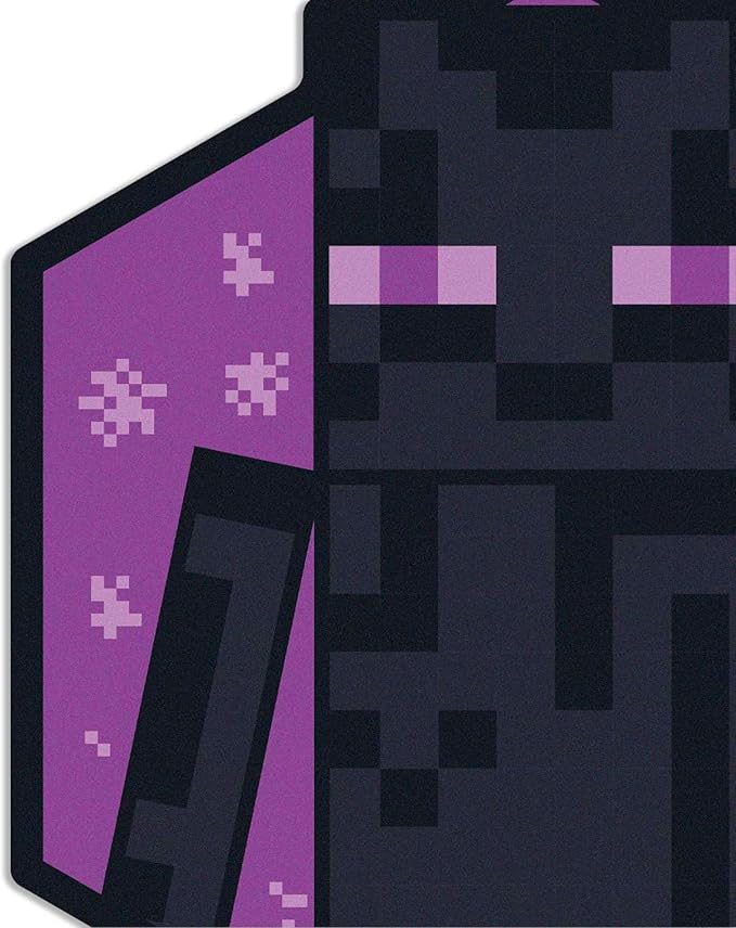 Open Road Brands Minecraft Enderman Metal Wall Decor - Fun Enderman Sign for Bedroom or Game Room