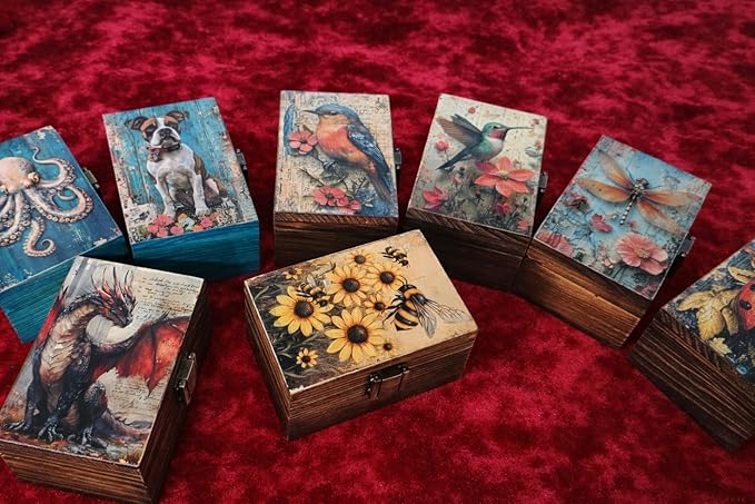 RK Collections Bee Trinket Box I Animal Jewelry Keepsake Box I Bee Lovers Gift Idea For Animals (4x2.75)