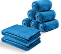 IR Imperial Rooms Fleece Blanket King Size, Pack of 8 – Soft 400 GSM Plush Microfiber King Size Blanket, Warm Lightweight King Blanket for The Bed, Bulk Value Pack 108x90 Inches, Teal