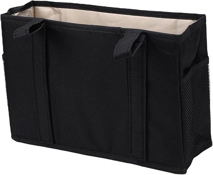 Pssopp Bedside Caddy Organizer, Polyester Multi Pocket Bedside Hanging Holder for Bunk Bed Dormitory and Hospital Beds
