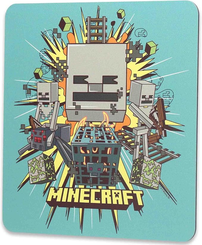 Open Road Brands Minecraft Ghast Metal Wall Decor - Fun Minecraft Sign for Bedroom or Game Room