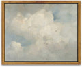 InSimSea Framed Canvas Wall Art Vintage Decor, Home Decor Classical Oil Painting Shells Fish Canvas Prints Vintage Landscape Wall Art Home Office Decor, 8"x10"