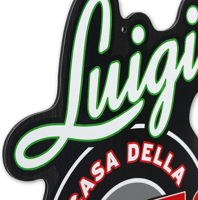 Disney Pixar Cars Luigi's Casa Della Tires Metal Wall Sign - Fun Cars Decoration for Kids' Bedroom or Garage